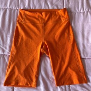 Orange Activewear Shorts
